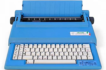 Macchina da scrivere elettrica Italia 90 di Mario Bellini e Alessandro Chiarato per Olivetti, anni '90