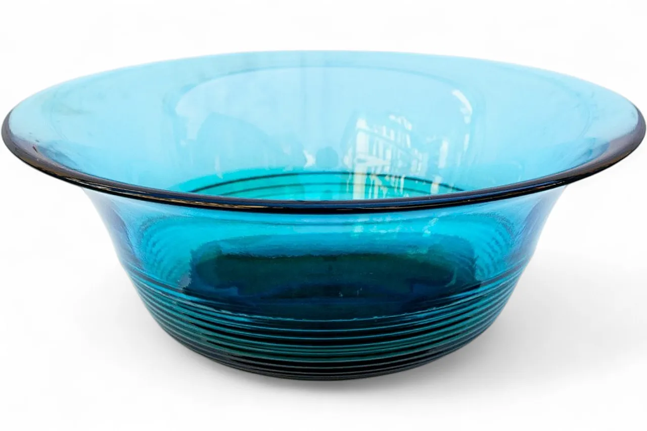 Murano glass centerpiece vase by VeArt, 1980s 5