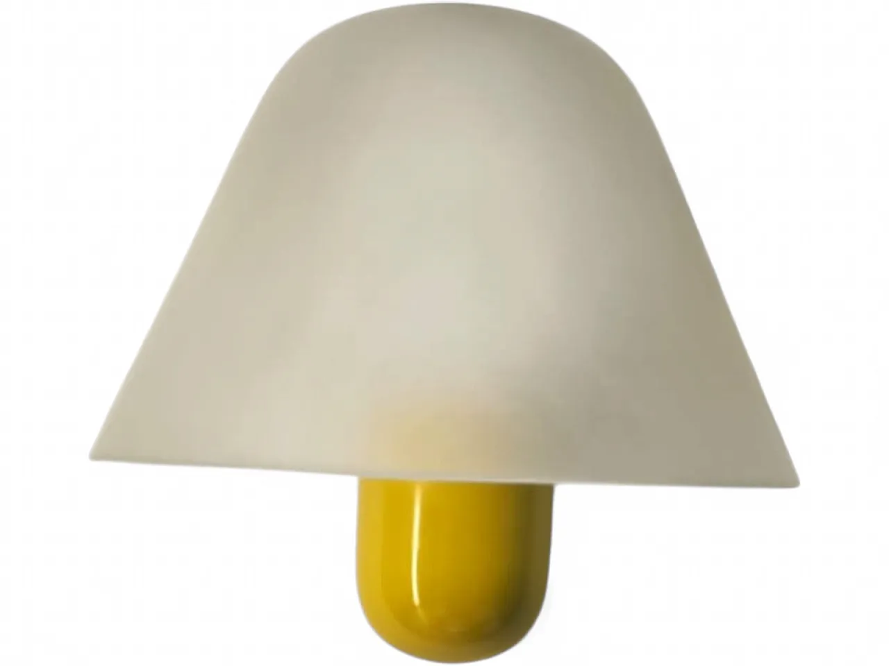 Lampada da parete gialla di VeArt, anni '80 8