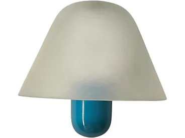 Lampada da parete azzurra di Veart, anni '80
