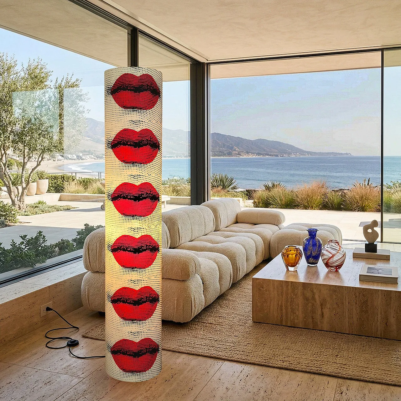 Kisses floor lamp by Piero Fornasetti for Antonangeli, 1990s 2