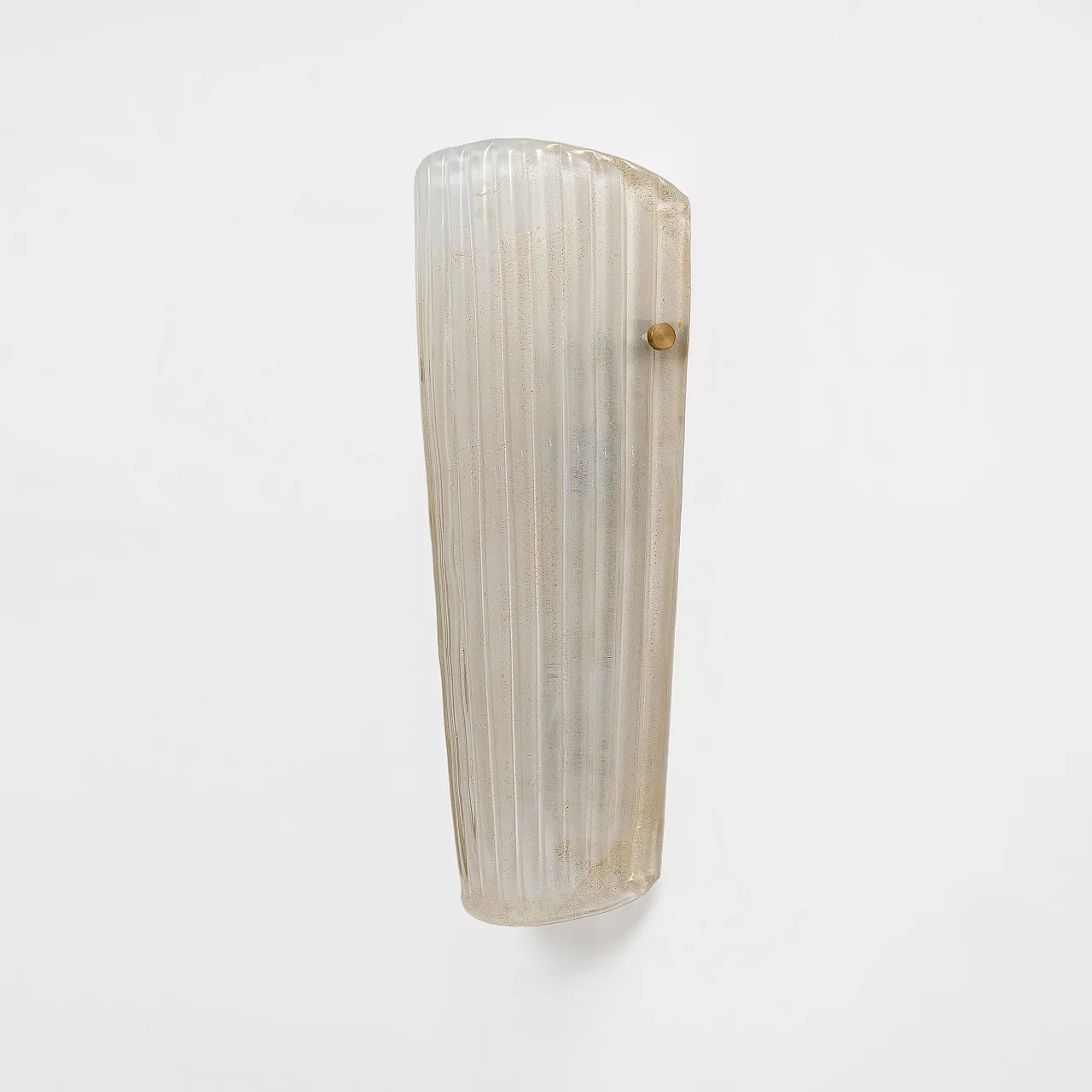 Pair of Murano glass sconces with gold dust inclusions, 20th century 8
