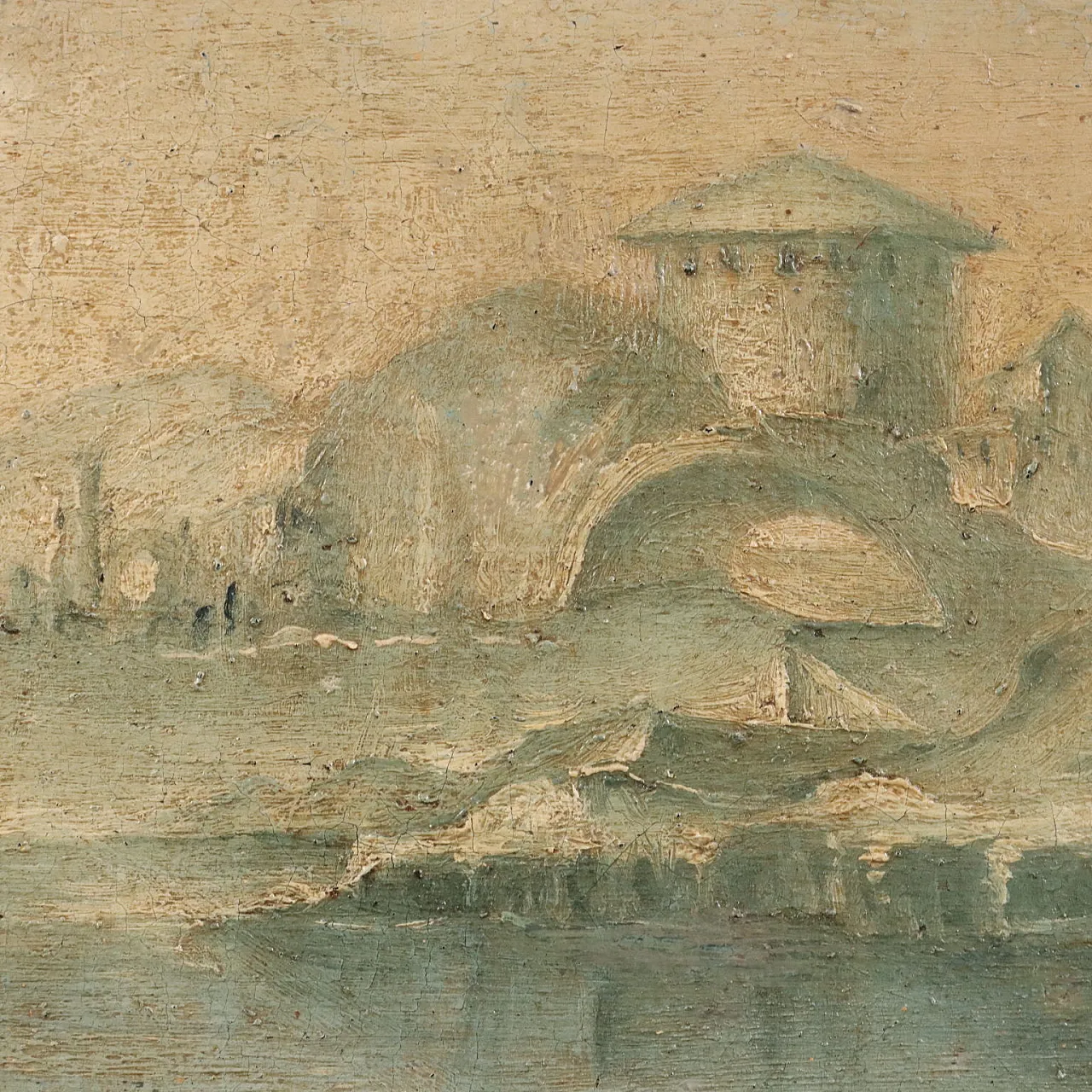 Architectural Capriccio, oil on canvas, late 19th century 5