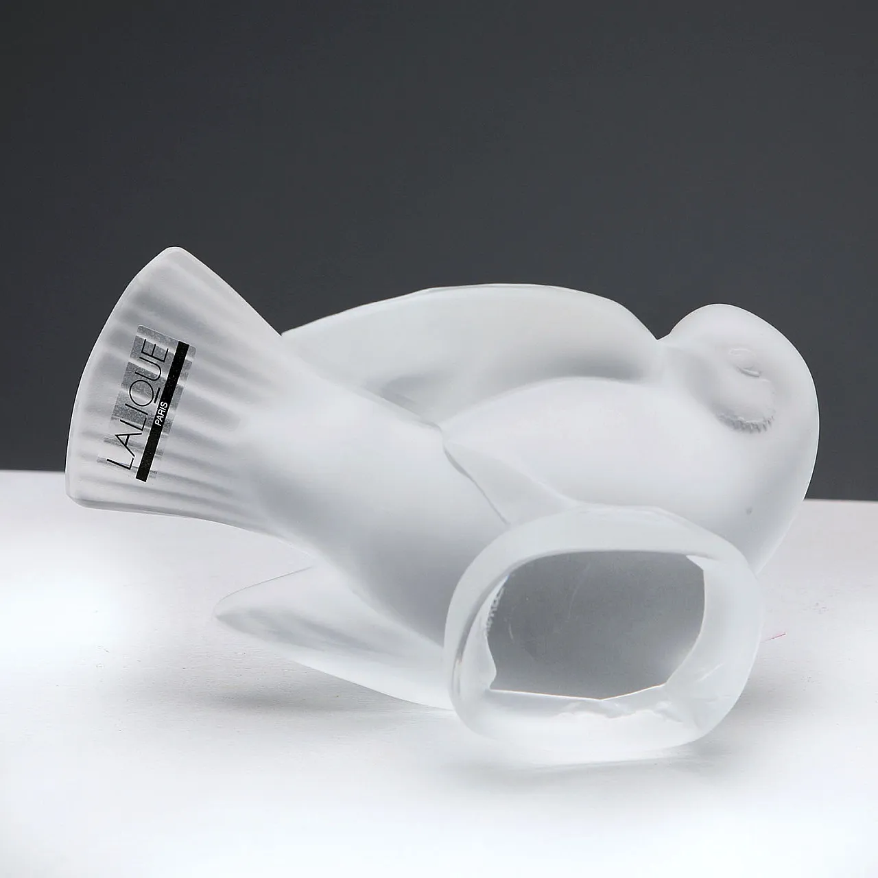 Bird in satin crystal, Manufacture Lalique, 20th century 7