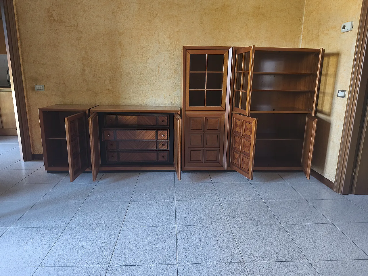 Furniture Line mobile set Fox Hunt by Fabrizio Poldaretti, 70s 2