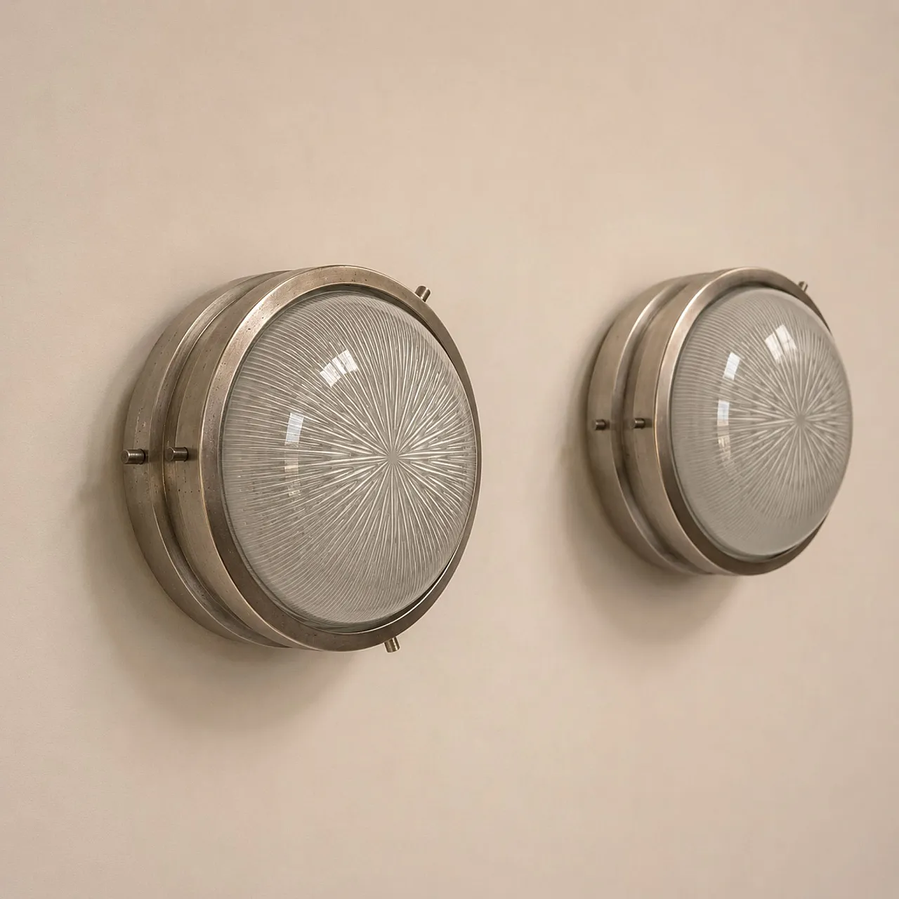Coppia di applique Sigma di Sergio Mazza per Artemide, Italia 1960 5