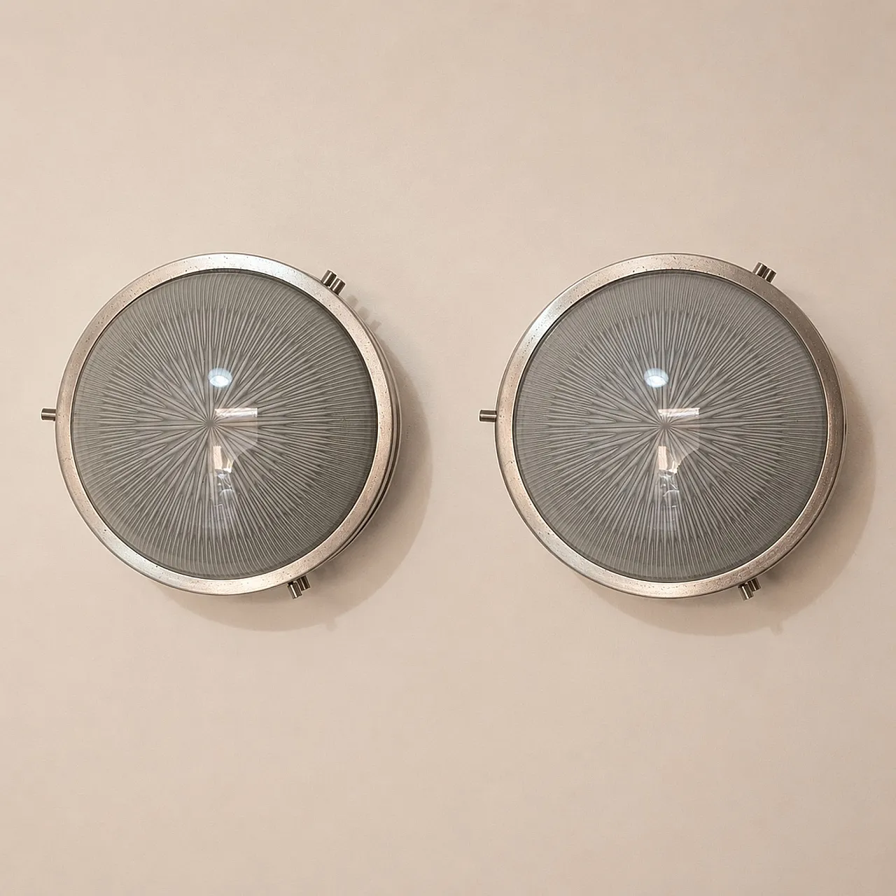 Coppia di applique Sigma di Sergio Mazza per Artemide, Italia 1960 6