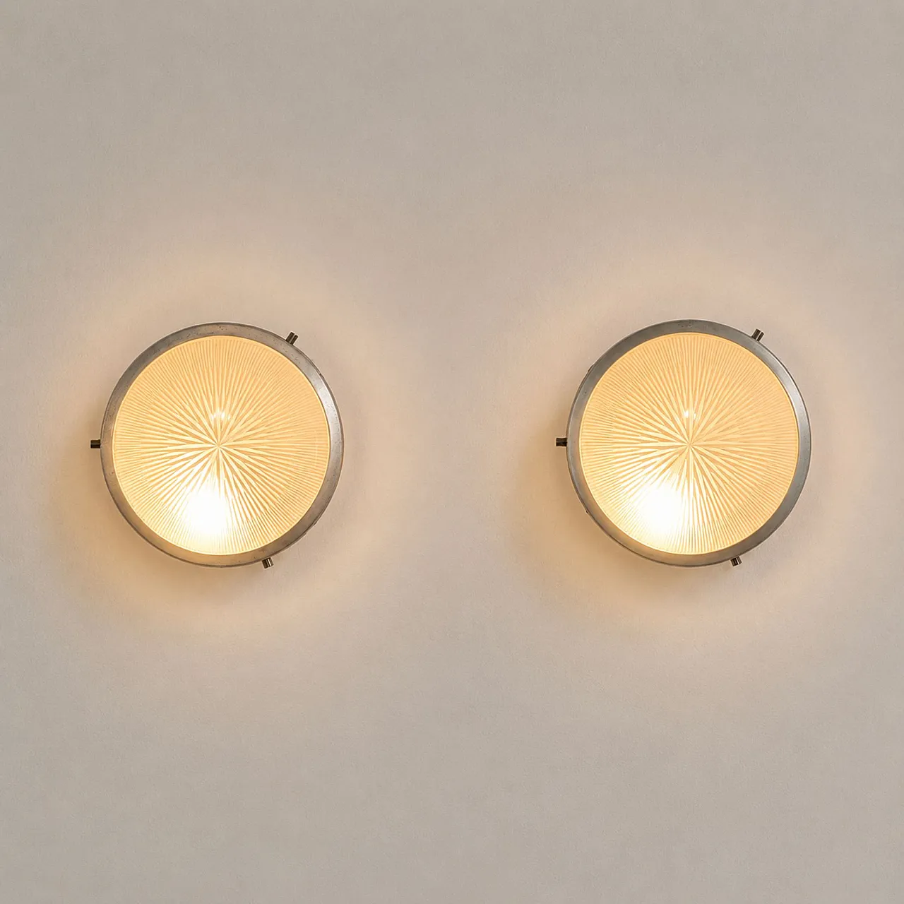 Coppia di applique Sigma di Sergio Mazza per Artemide, Italia 1960 8