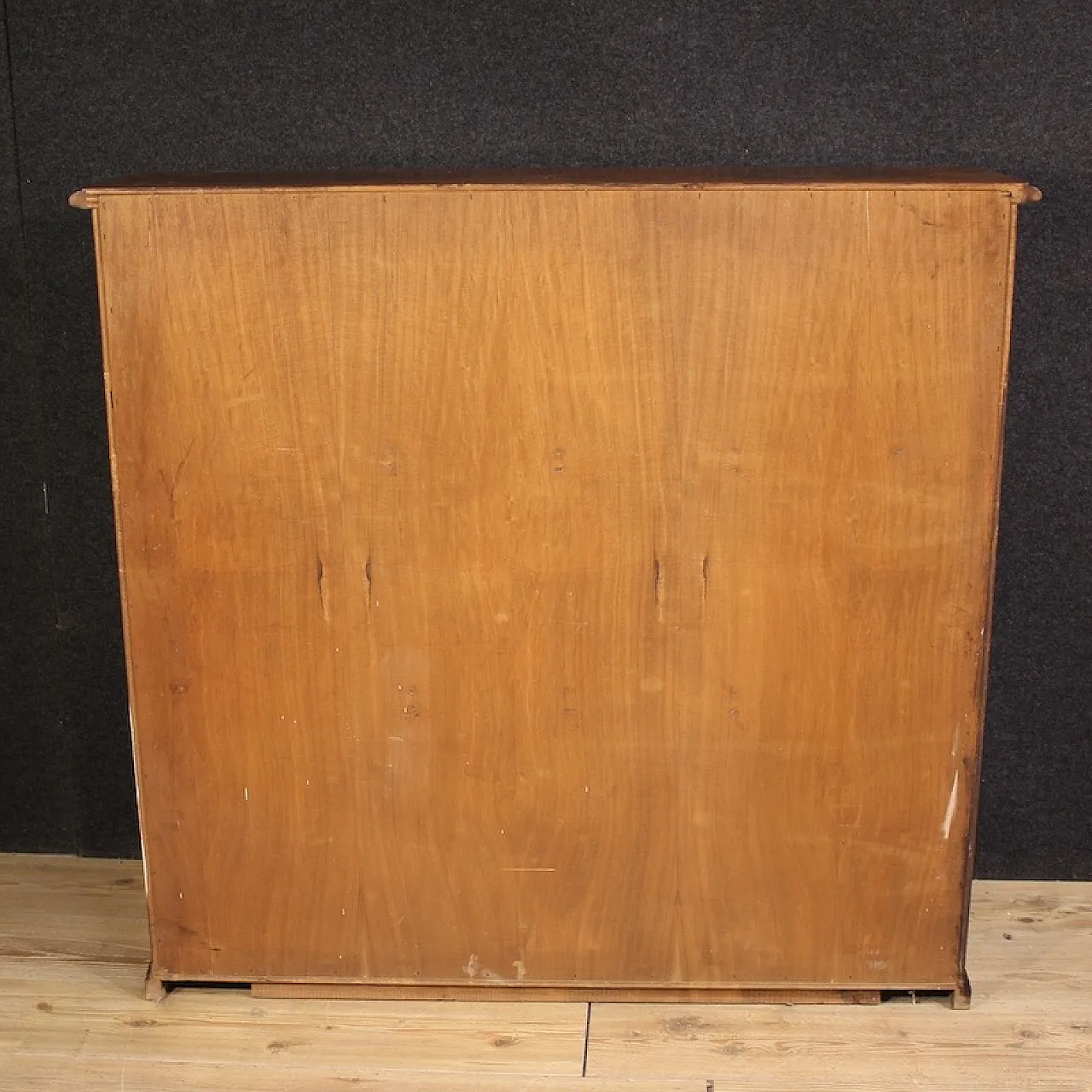 Italian design bookcase with glass doors, 1970s 8