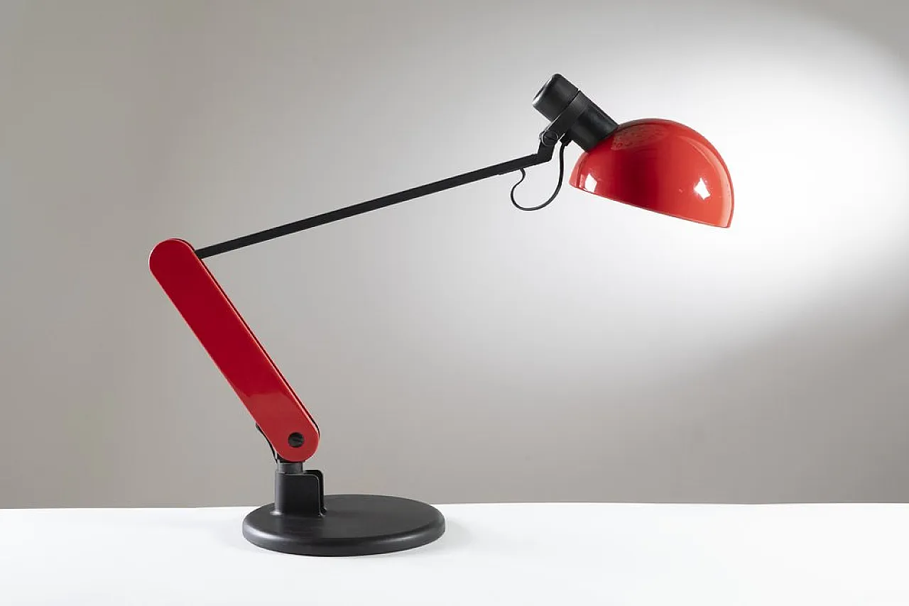 Adjustable desk lamp by Bruno Gecchelin for Guzzini, 1980s 1