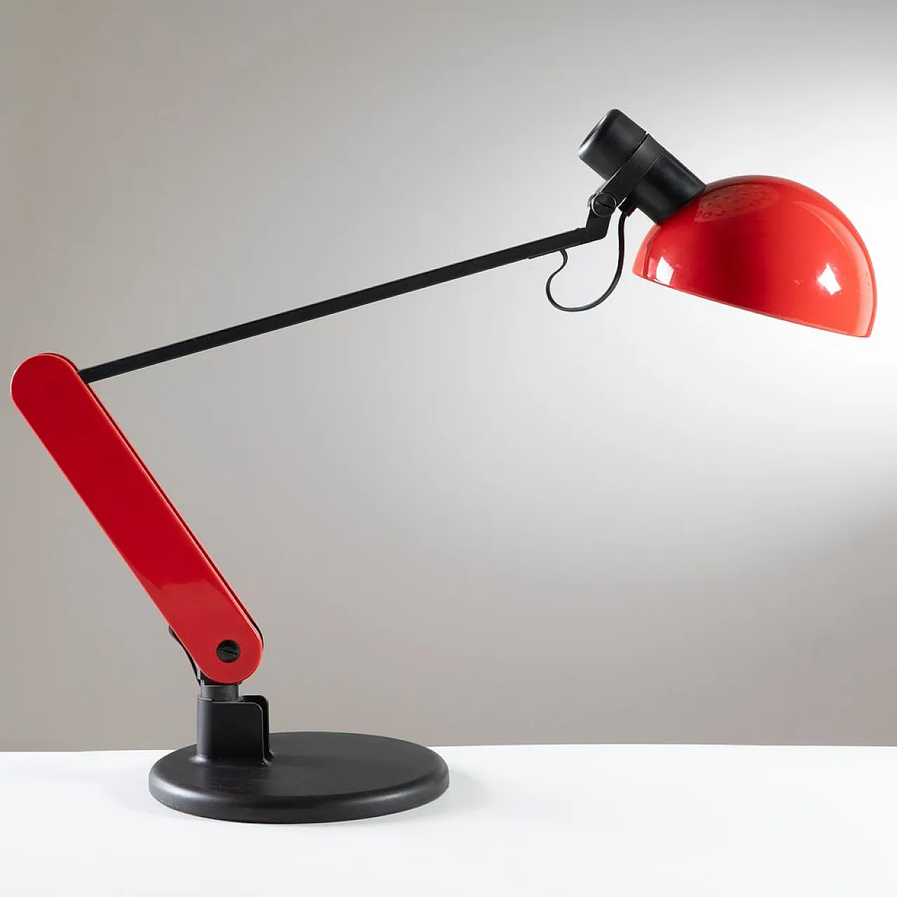 Adjustable desk lamp by Bruno Gecchelin for Guzzini, 1980s 2