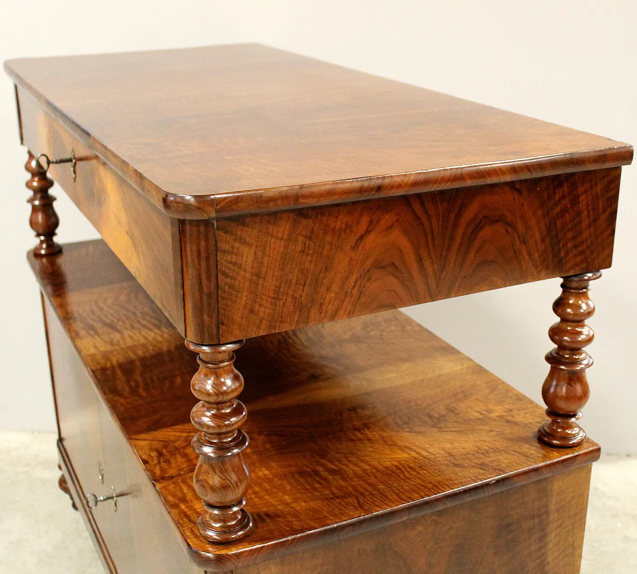Credenza Luigi Filippo in noce, '800 9