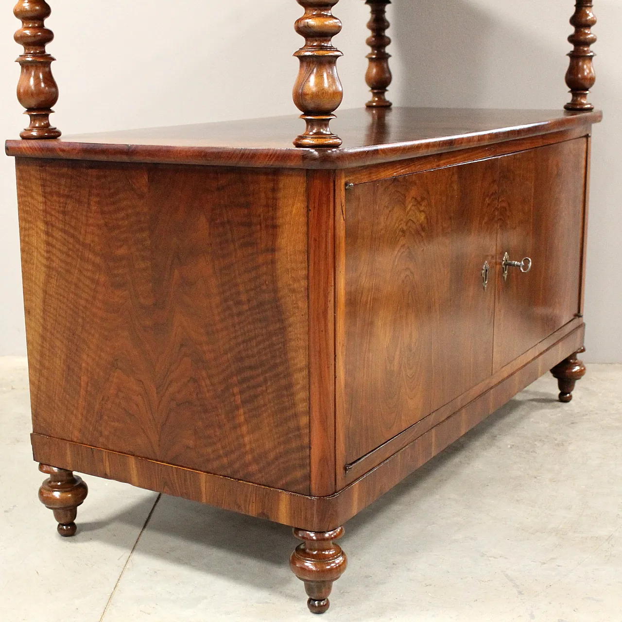 Credenza Luigi Filippo in noce, '800 10