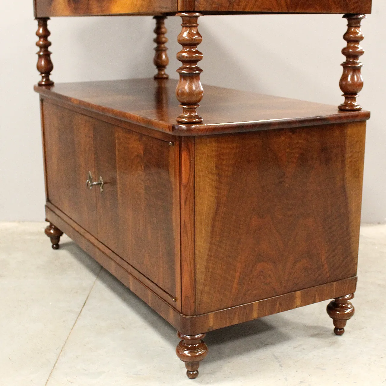 Credenza Luigi Filippo in noce, '800 11