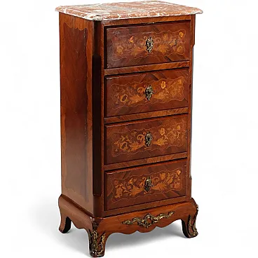 Inlaid cabinet, late 19th century