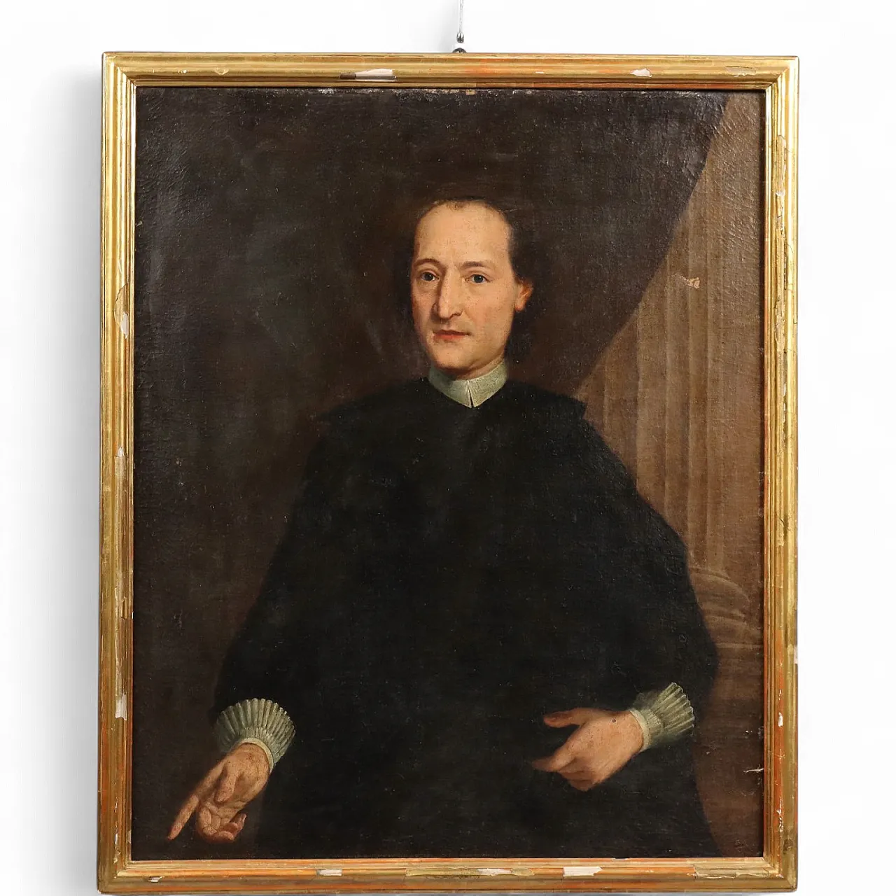 Portrait of a Prelate, oil on canvas, late 18th century 11