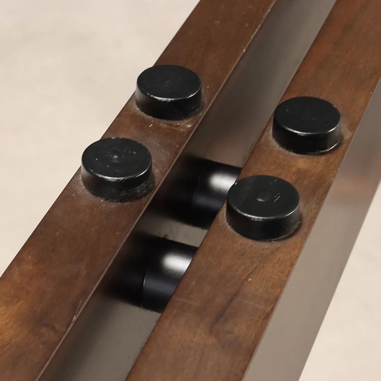 Table in metal and glass, 1980s 9