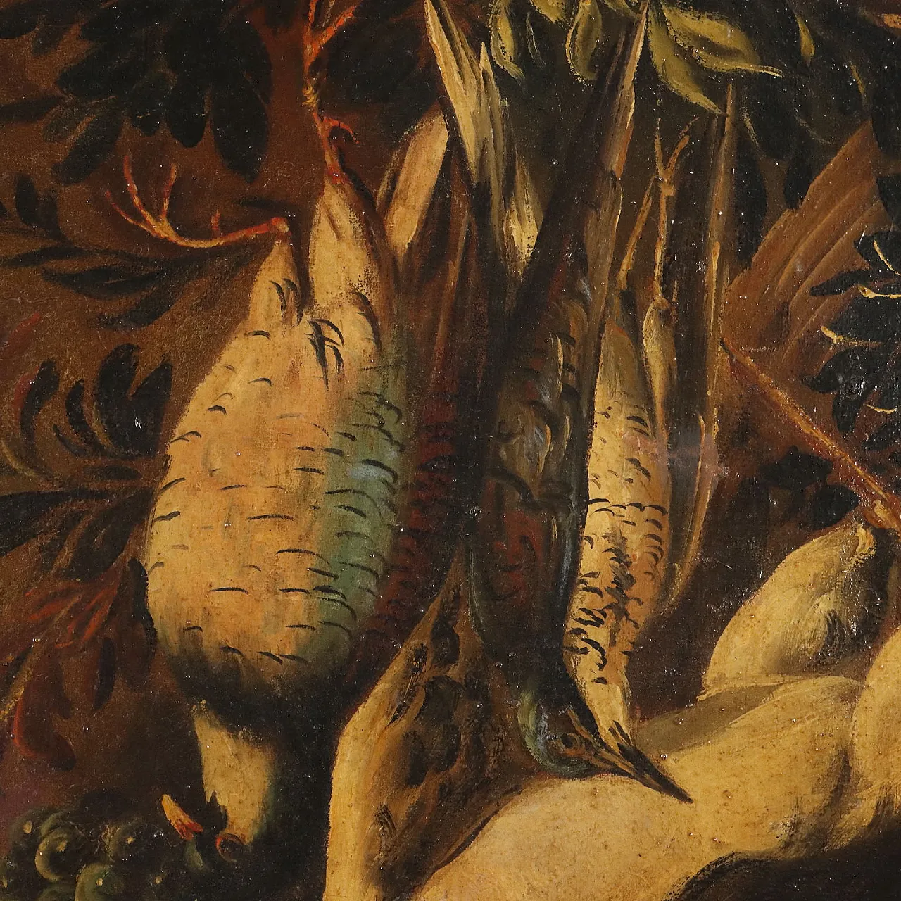 Composition with Game, oil on canvas, 18th century 4