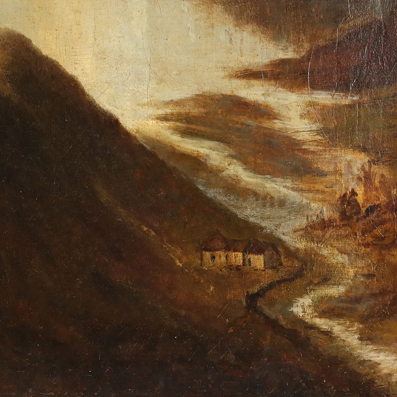 Mountain Landscape with Lake, 19th century 6