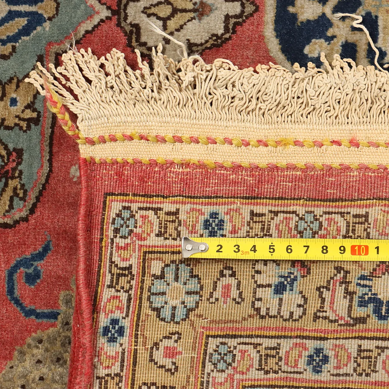 Kum rug in cotton and wool, 20th century 7