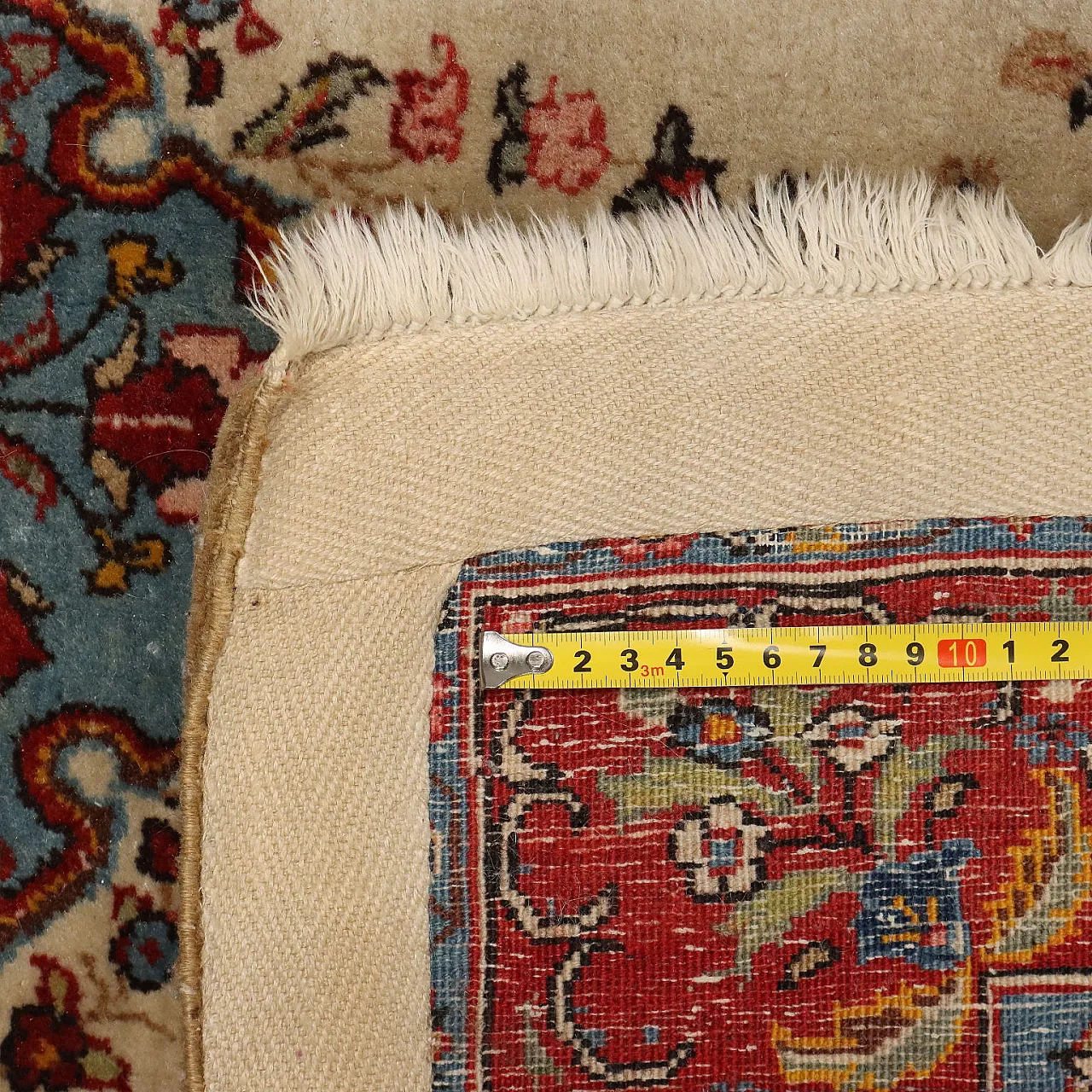 Kerman rug in cotton and wool, 20th century 8