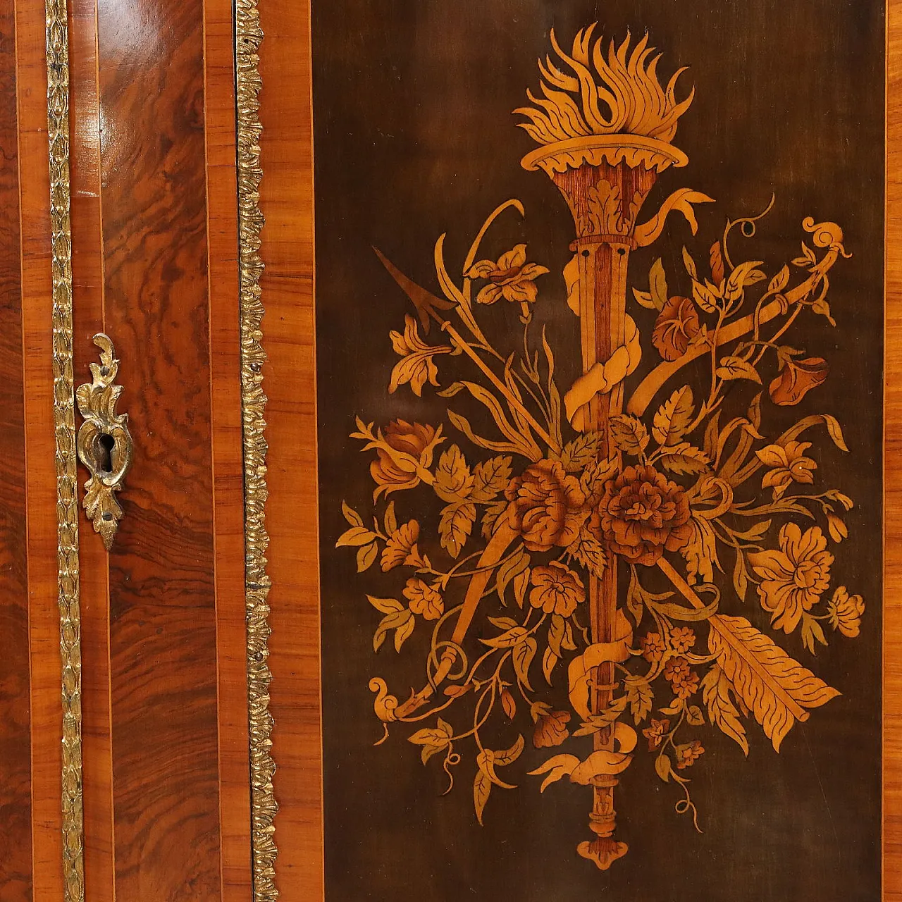 Inlaid English servant, 19th century 8