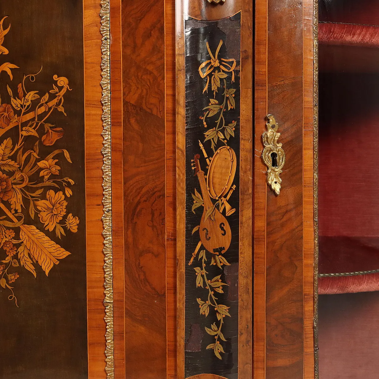 Inlaid English servant, 19th century 9