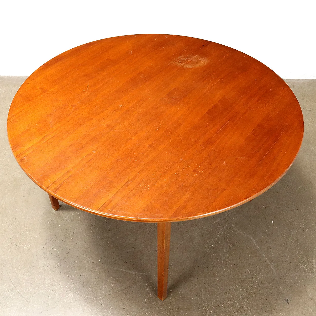 Tavolo da salotto impiallacciato in teak, anni '60 4