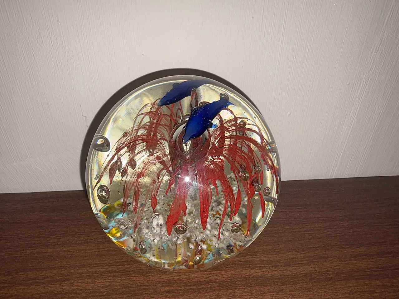 Fermacarte vetro di Murano, metà '900 1
