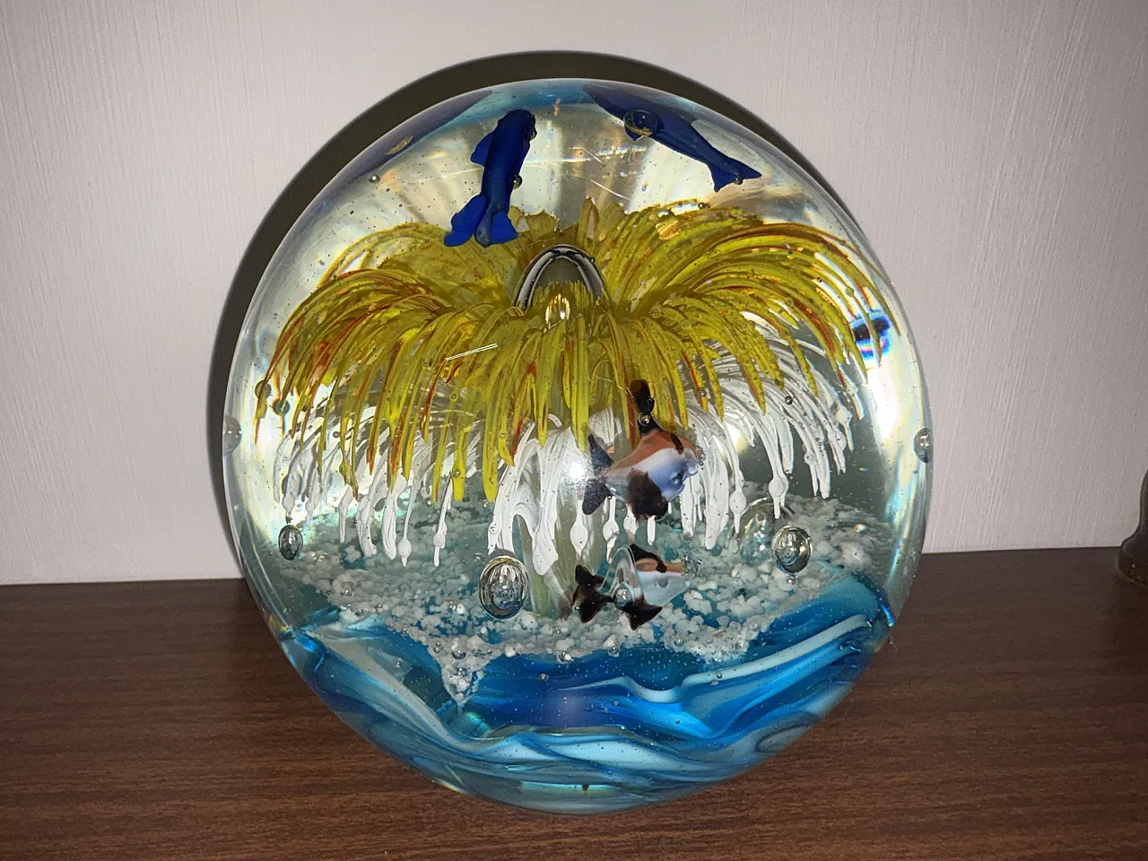 Fermacarte in vetro di Murano, metà '900 1