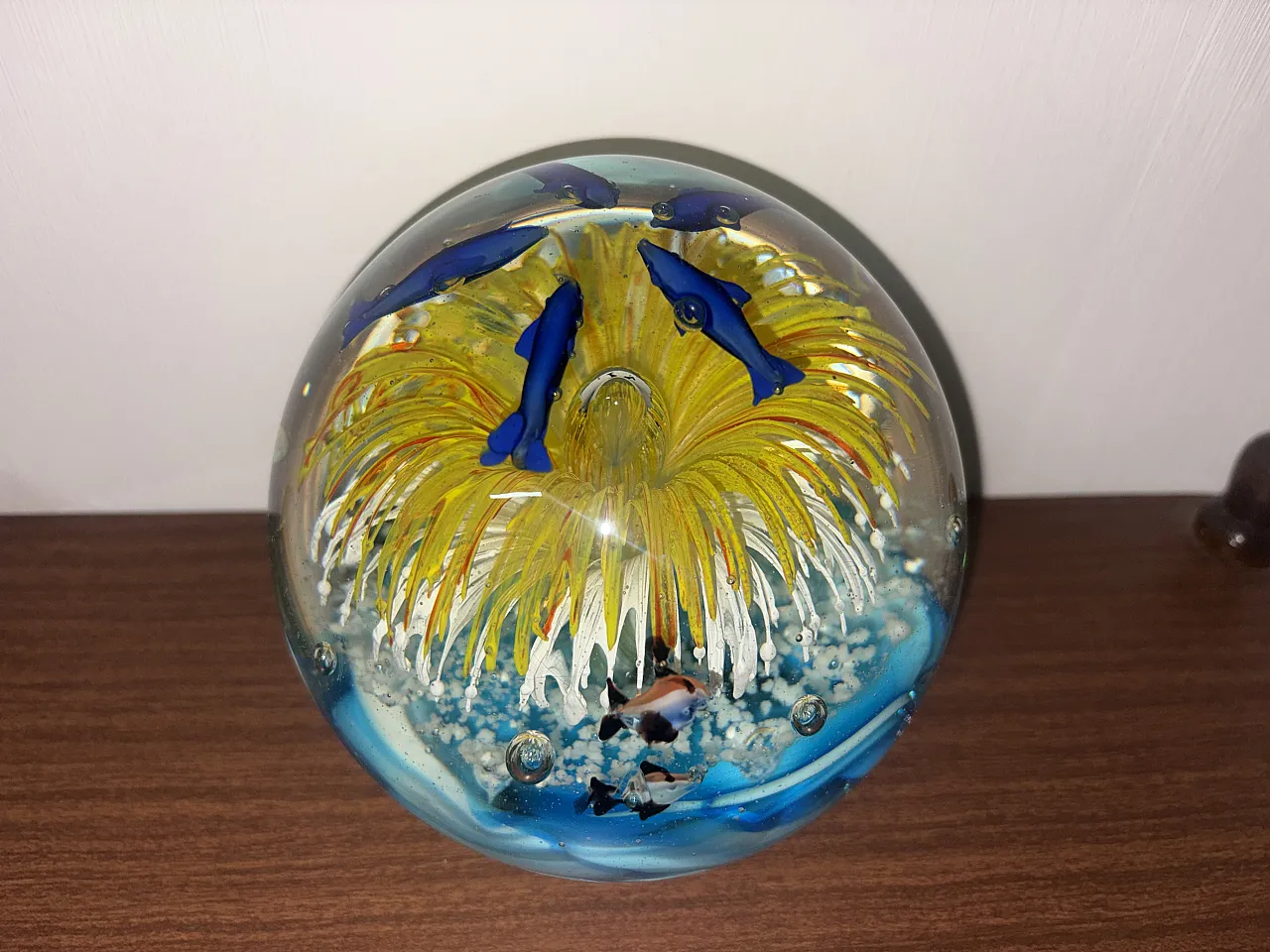 Fermacarte in vetro di Murano, metà '900 2