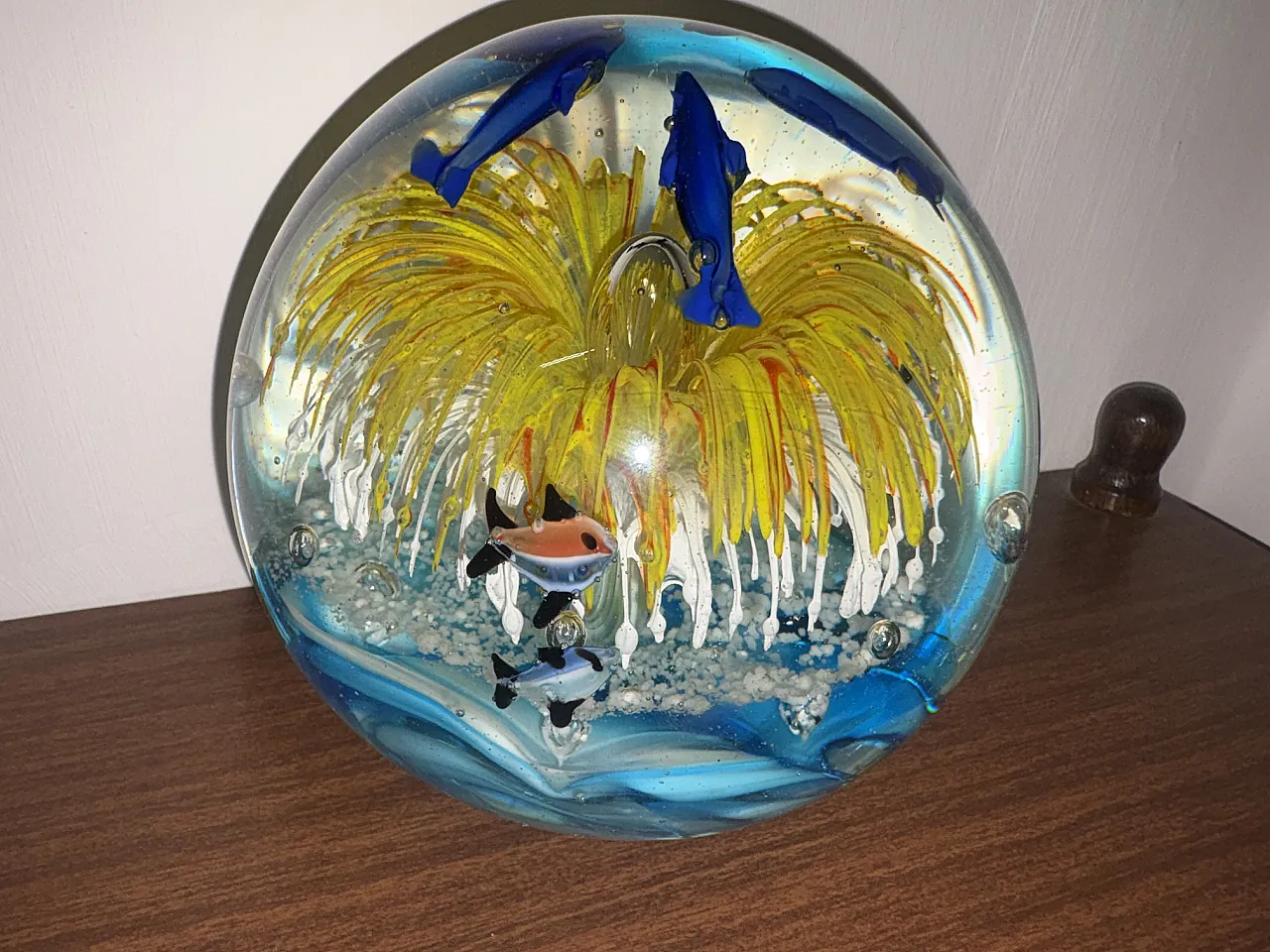 Fermacarte in vetro di Murano, metà '900 4