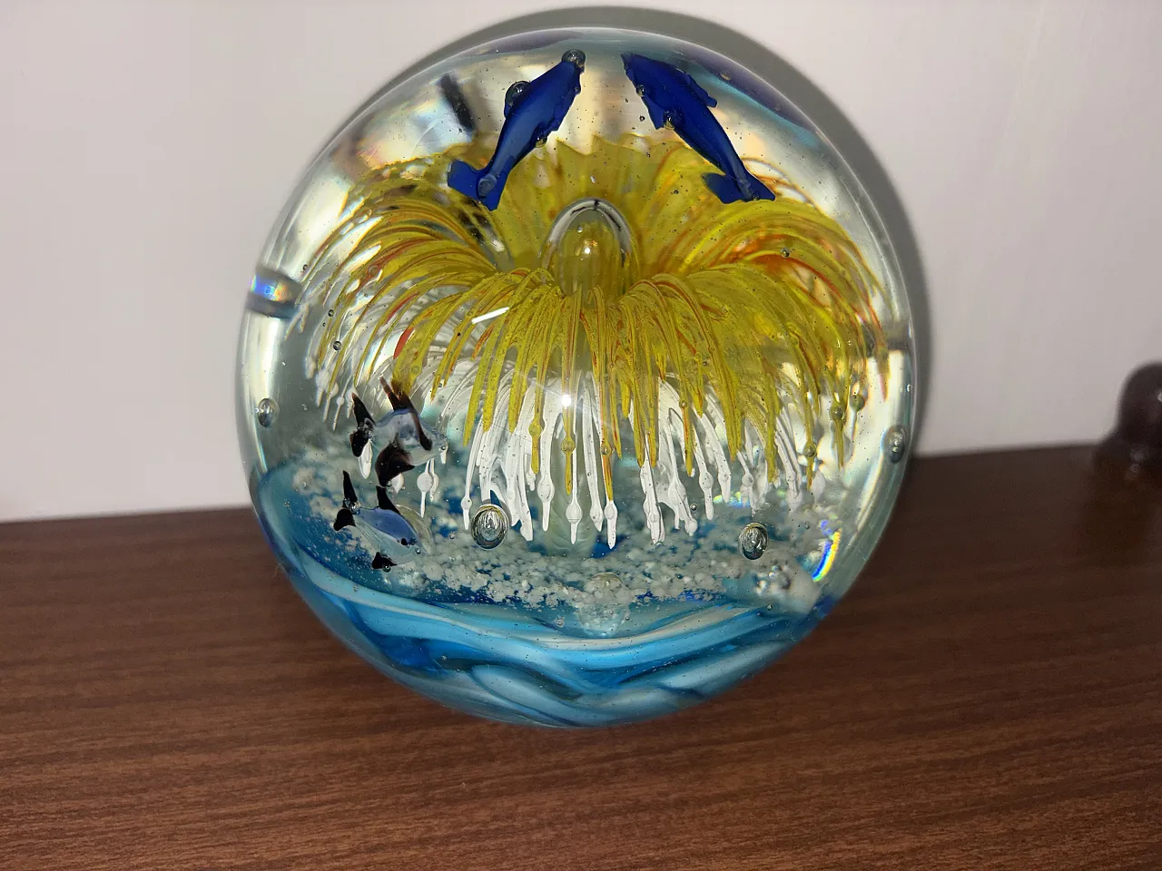Fermacarte in vetro di Murano, metà '900 5