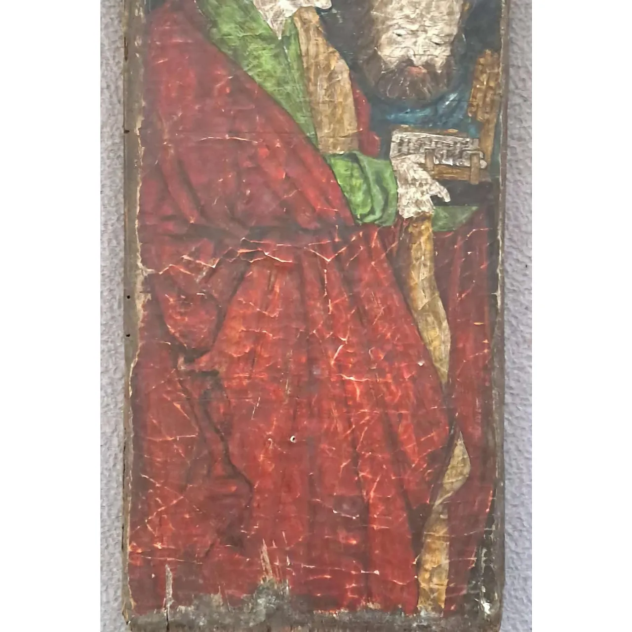 Veneto-Cretan Icon of Saint John the Evangelist, 15th Century 3
