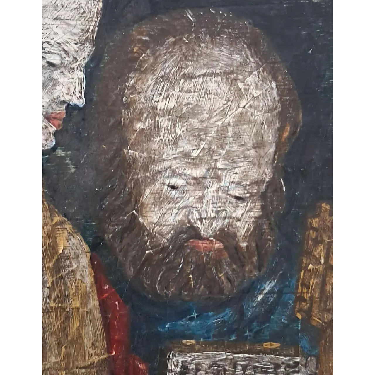 Veneto-Cretan Icon of Saint John the Evangelist, 15th Century 8