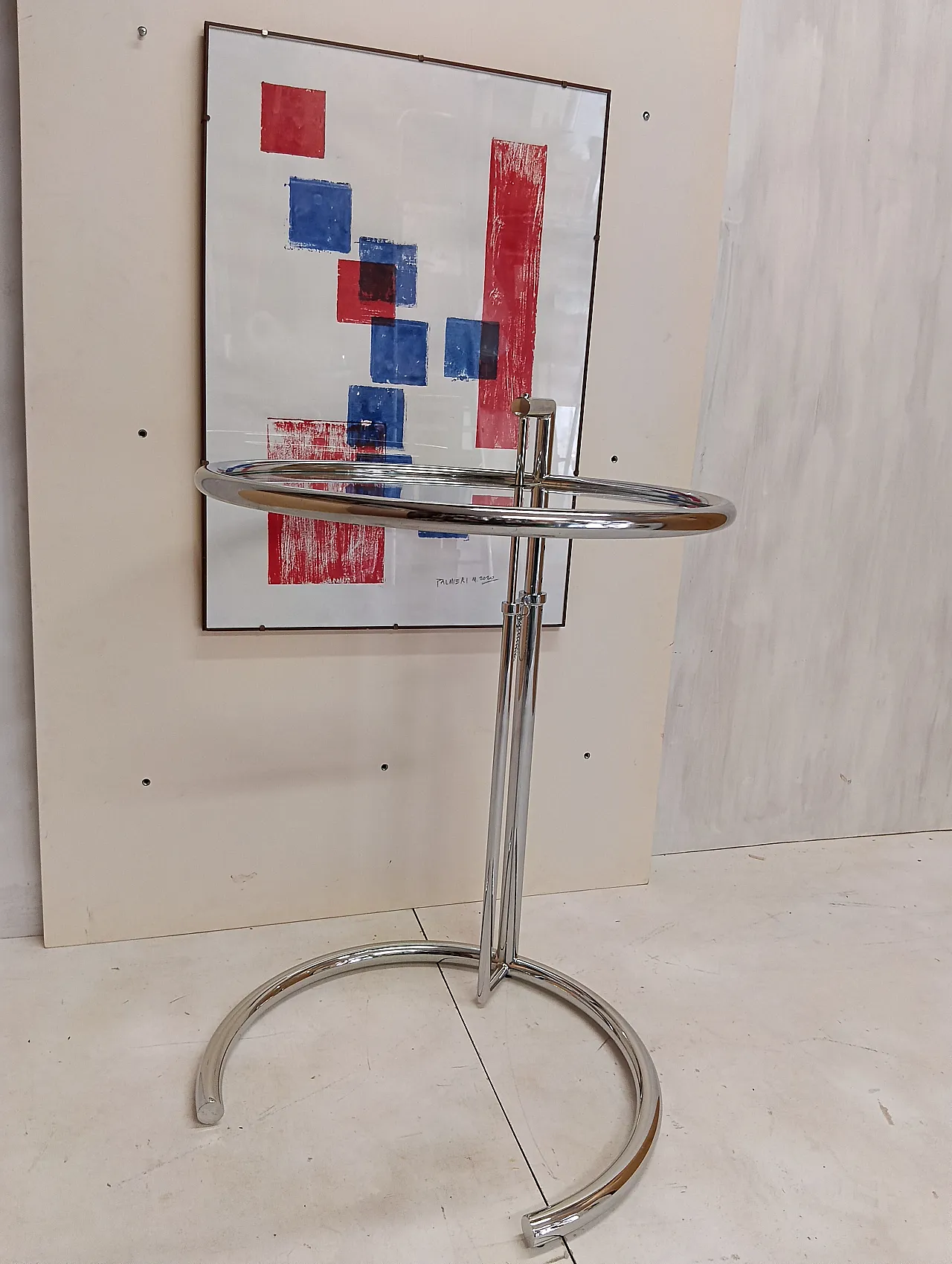 Coffee table 409 by Eileen Gray for Alivar, 2000s 4