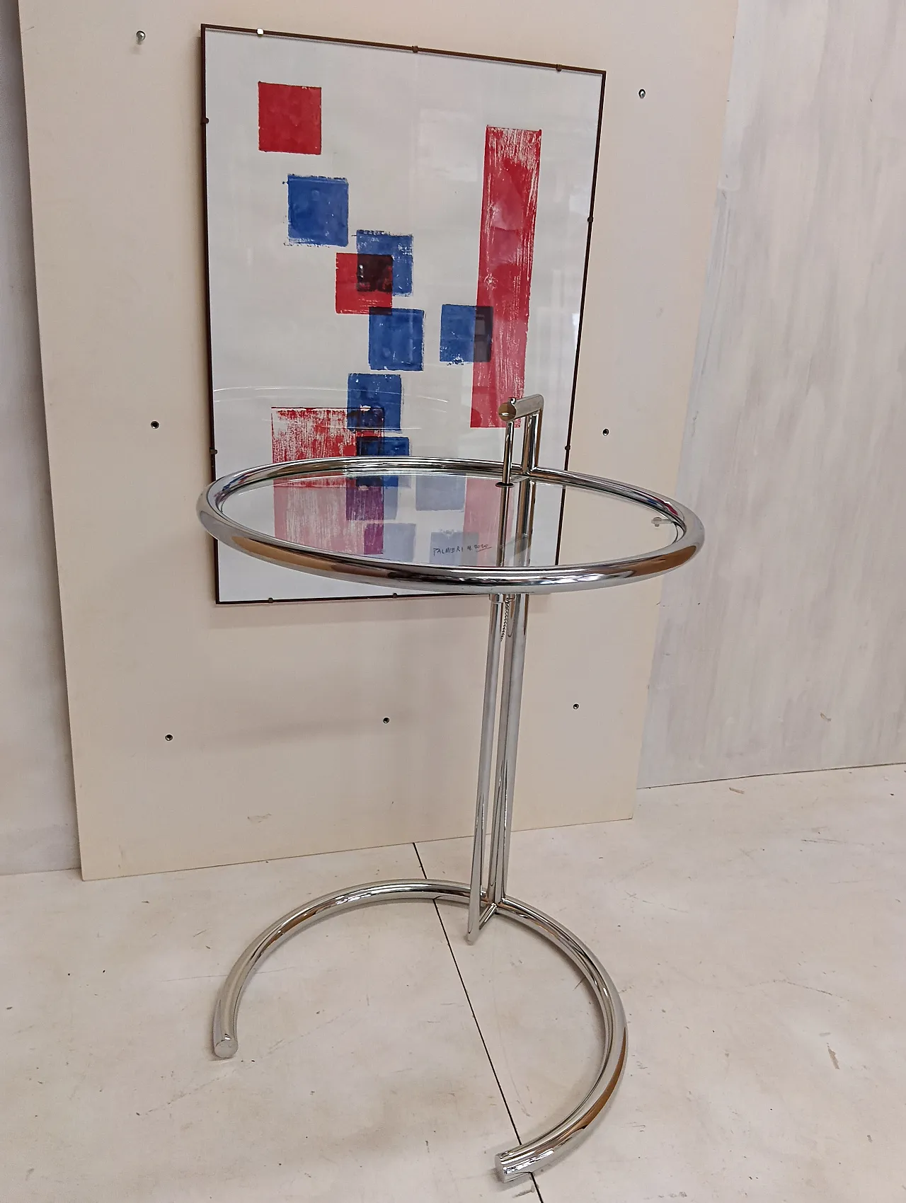 Coffee table 409 by Eileen Gray for Alivar, 2000s 5