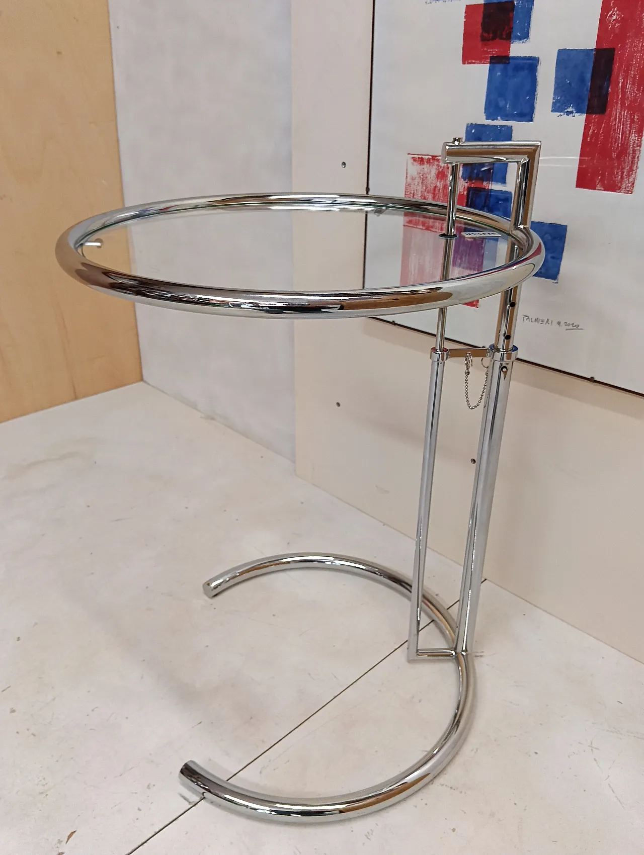 Coffee table 409 by Eileen Gray for Alivar, 2000s 15