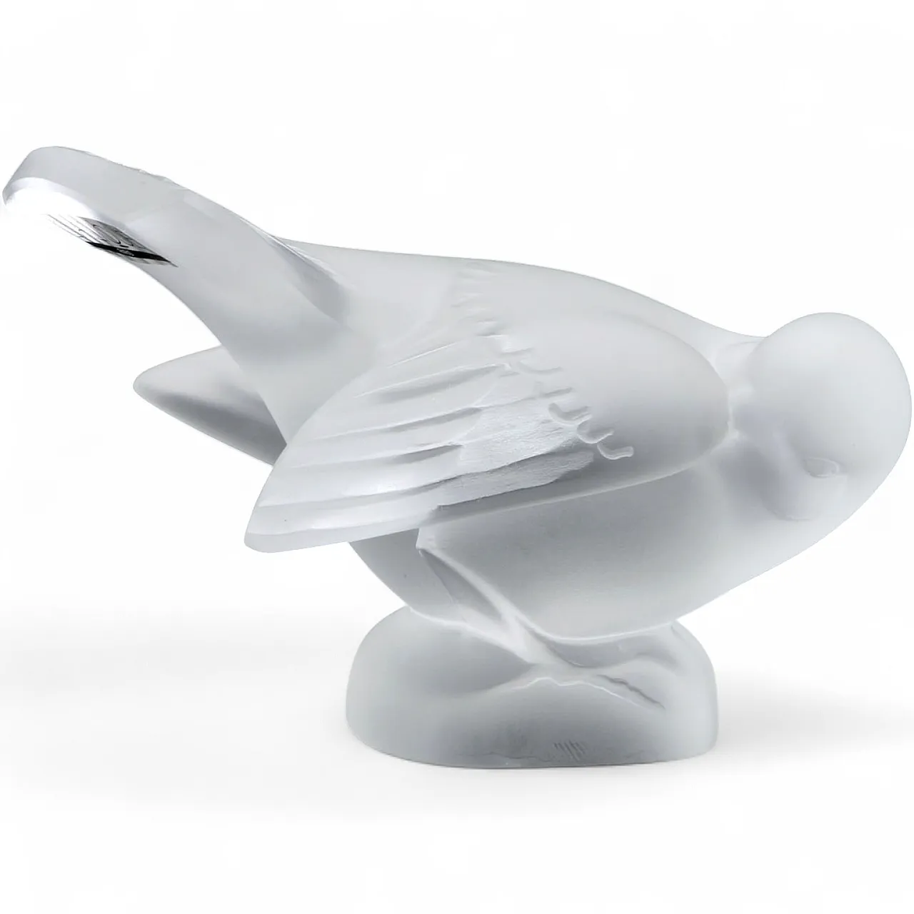 Bird in satin crystal, Manufacture Lalique, 20th century 9