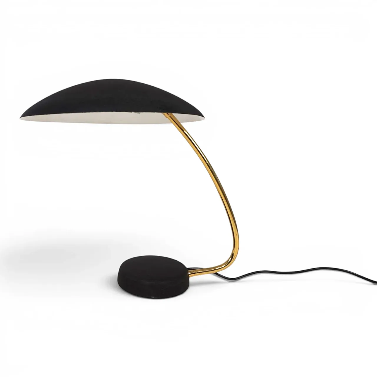 Cosack 7675 black table lamp by Karl-Heinz Kinsky, 1950s 1