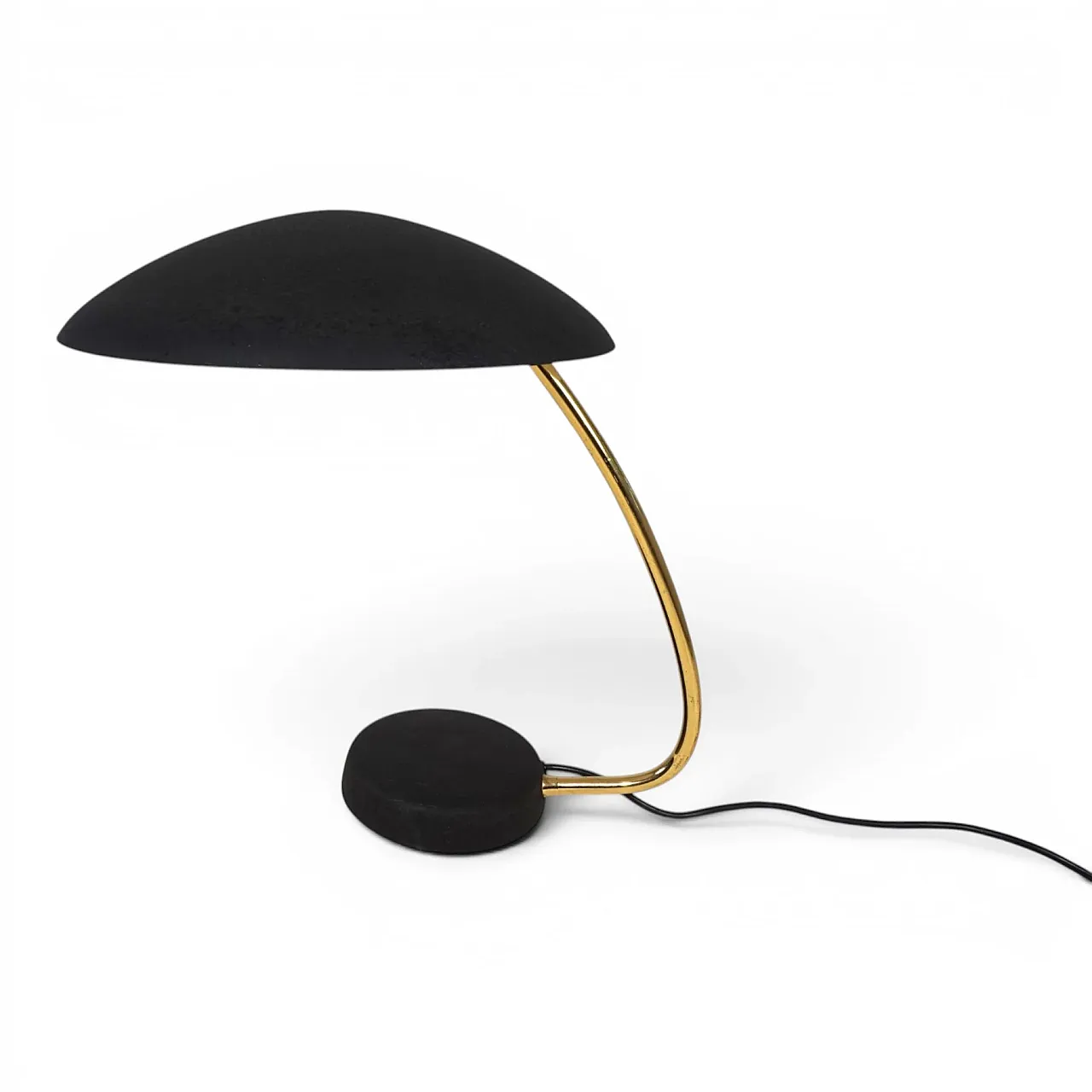 Cosack 7675 black table lamp by Karl-Heinz Kinsky, 1950s 4