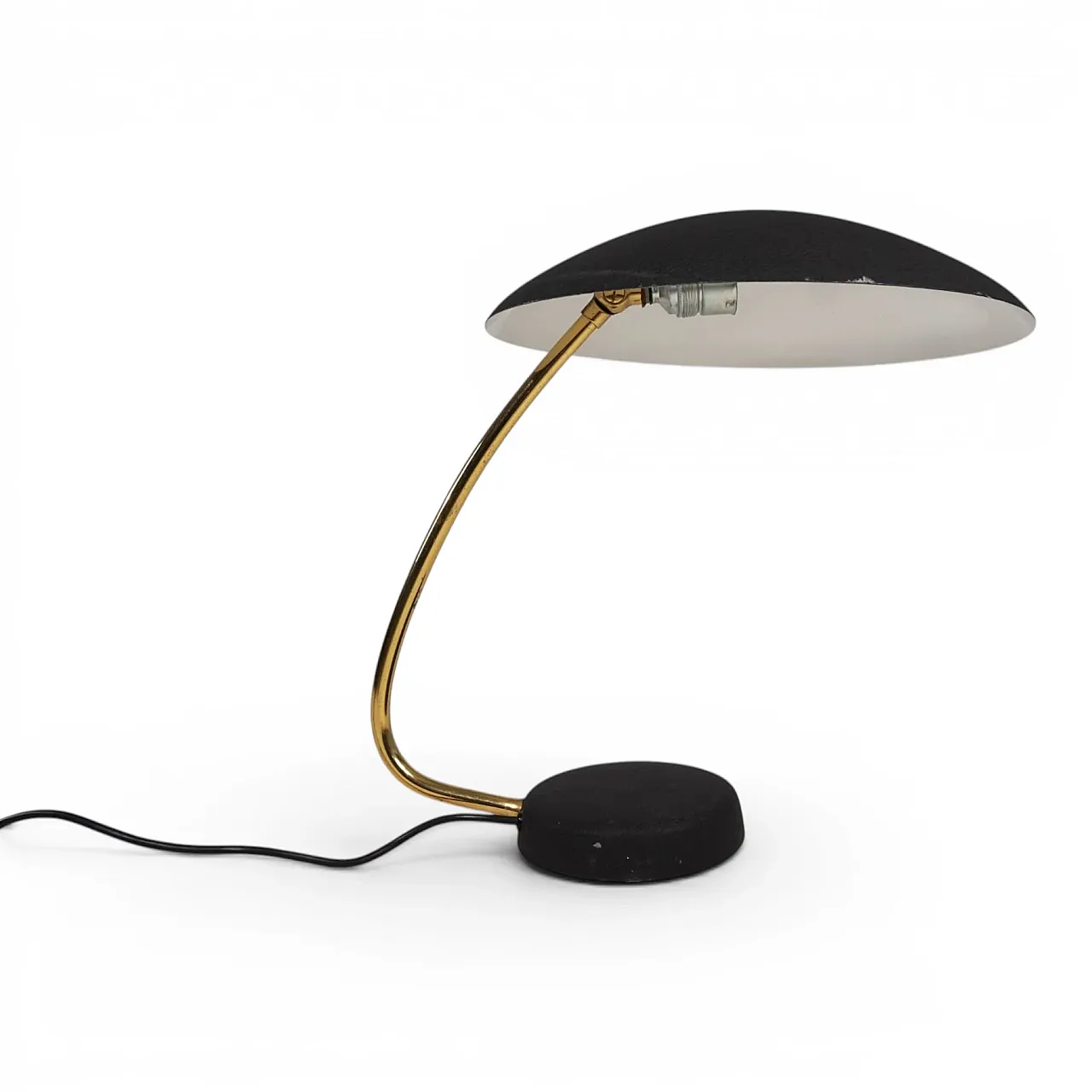 Cosack 7675 black table lamp by Karl-Heinz Kinsky, 1950s 5