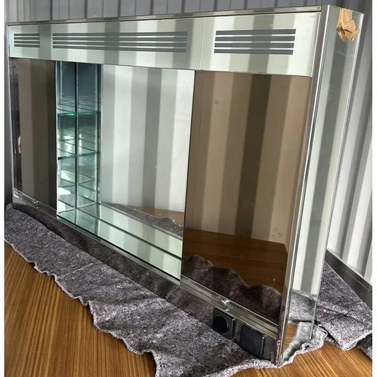 Mobiletto da bagno in vetro per Lupi Cristal Luxor, '900 7