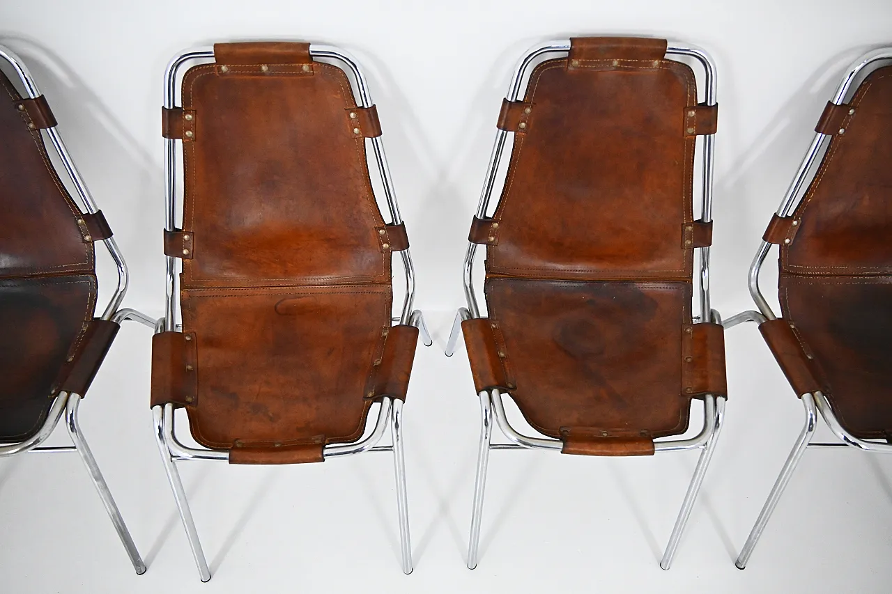 6 Les Arcs Chairs by Charlotte Perriand, 1960s 8
