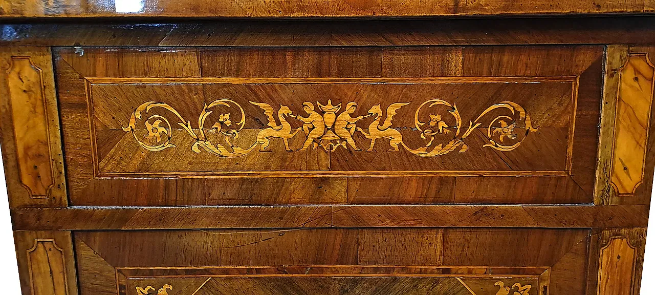 Three-drawer wooden dresser, 19th century 7