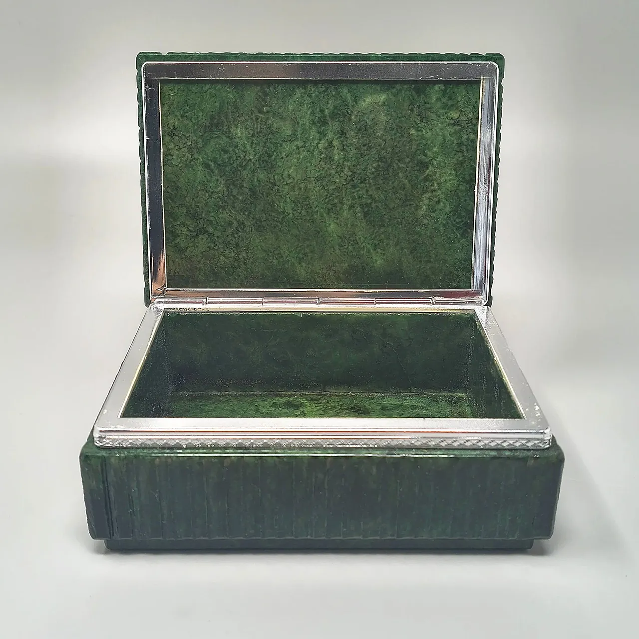 Alabaster green smoking set by Romano Bianchi, 1960s 7