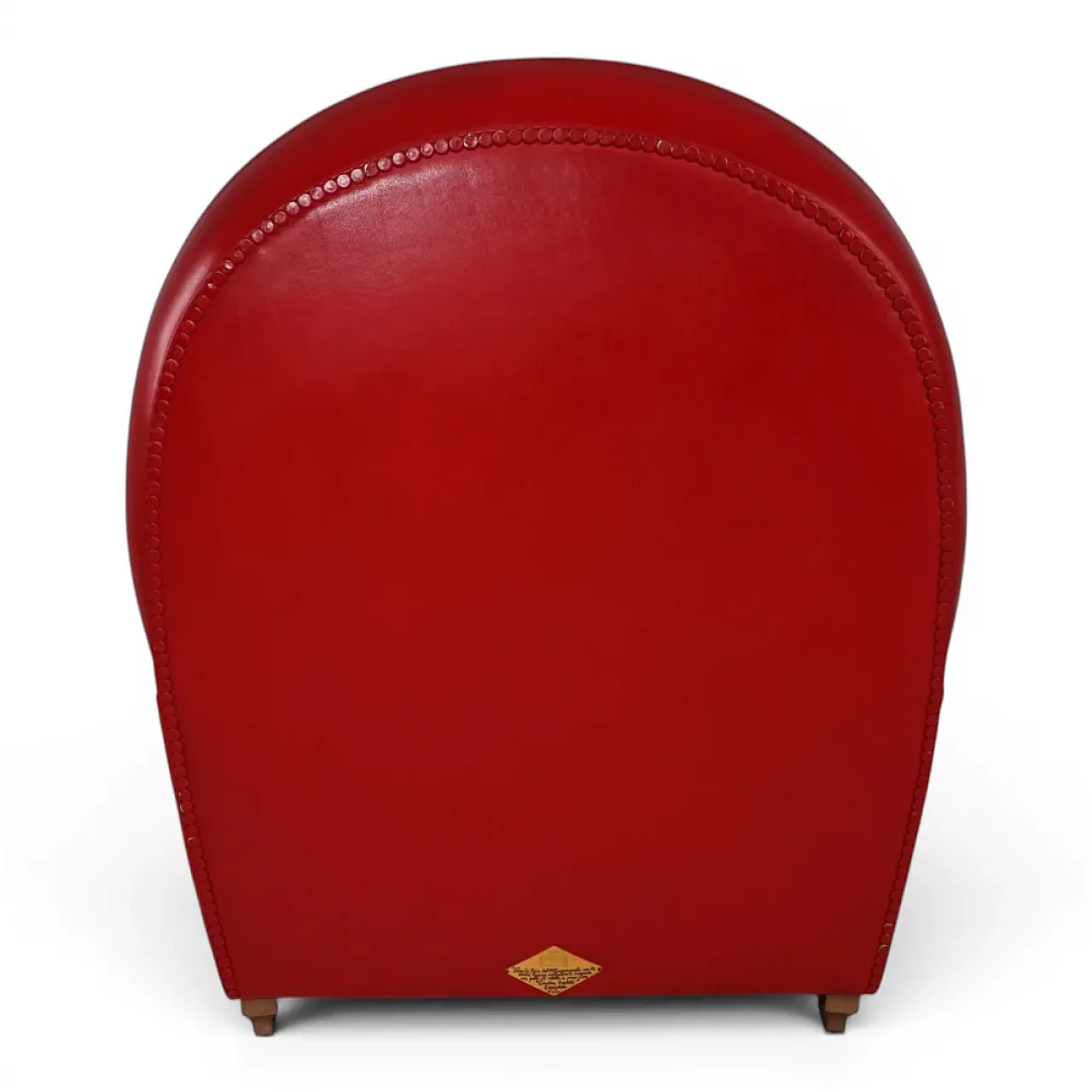 Poltrona Frau Vanity Fair leather armchair by Renzo Frau, 1990s 2