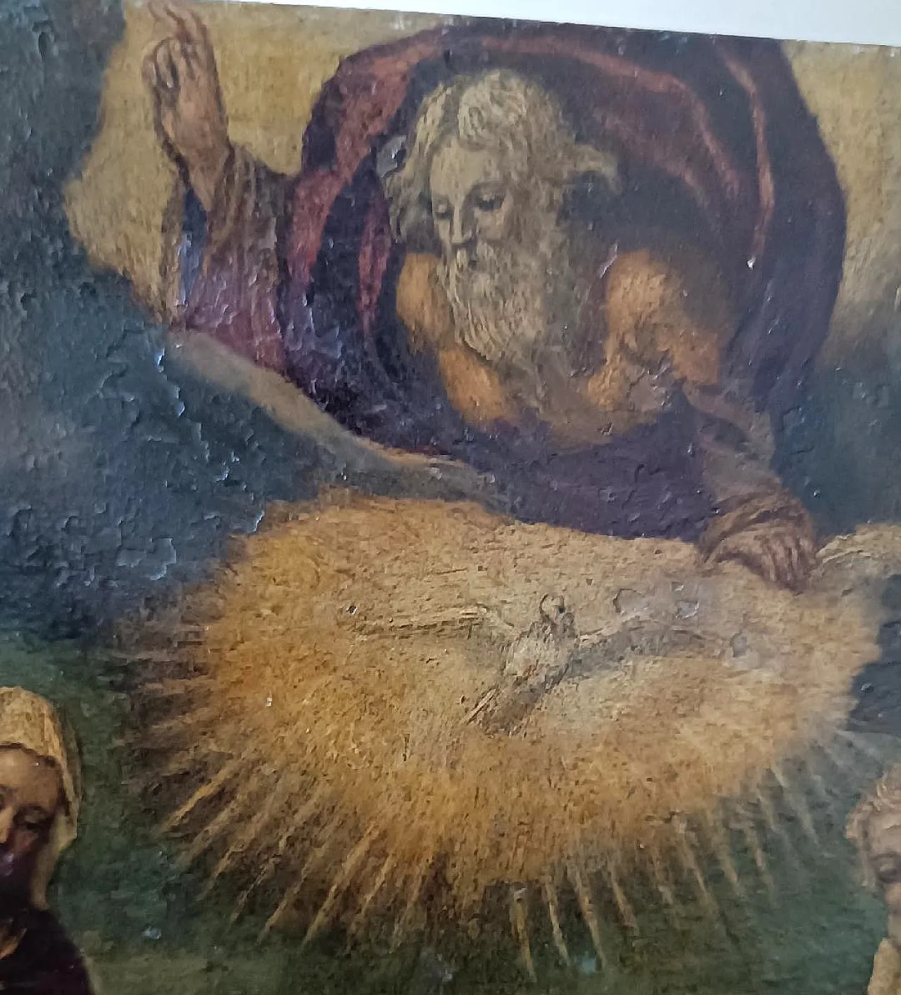 Sacra Famiglia, dipinto su rame, '700 9