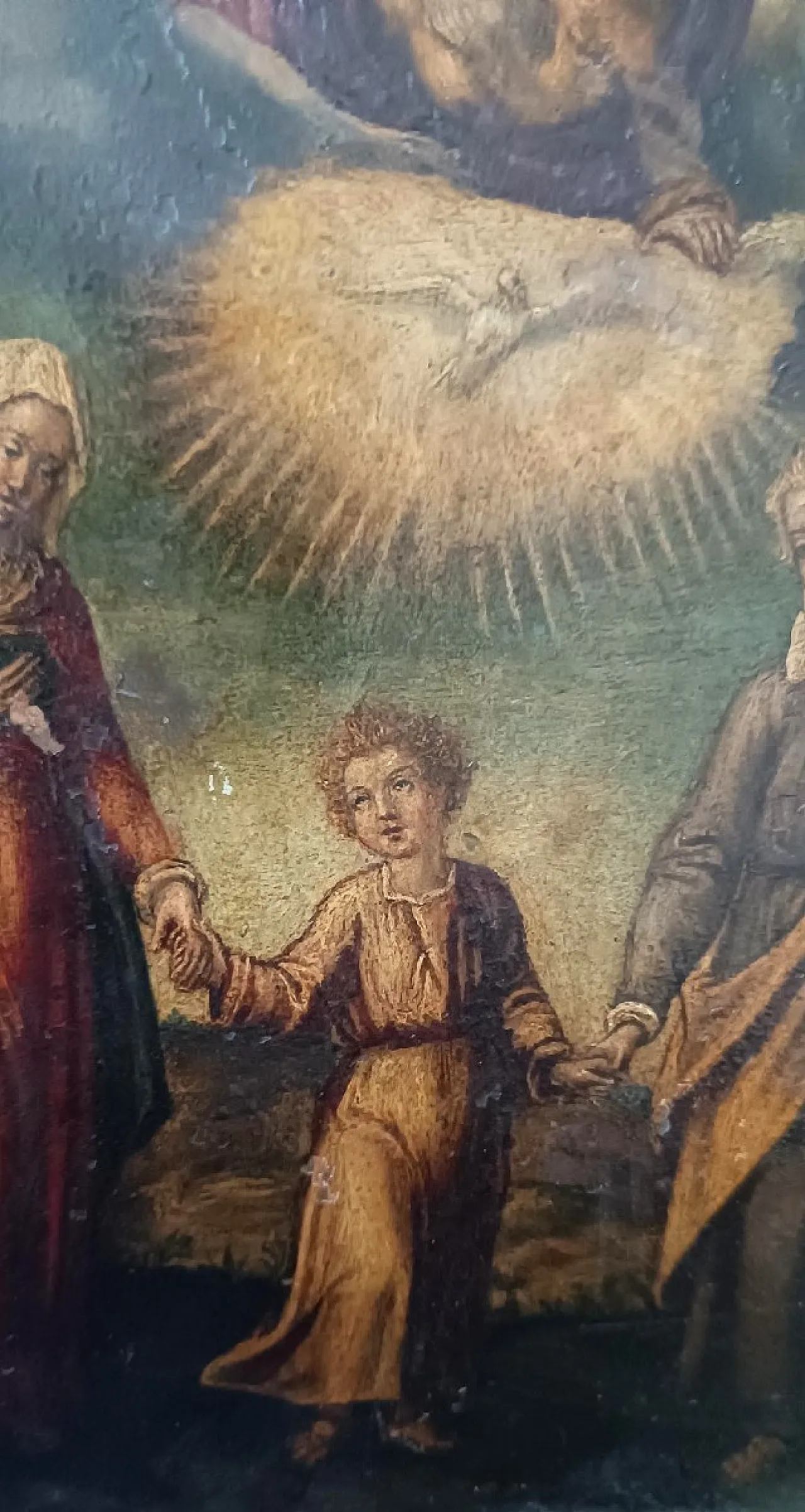 Sacra Famiglia, dipinto su rame, '700 10
