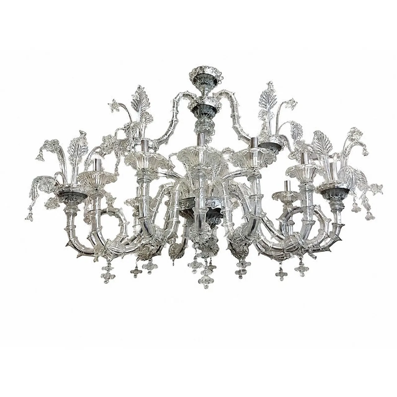 12-Light Rezzonico chandelier, 1980s 1